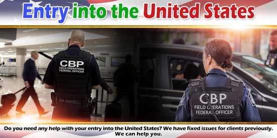 Entry into United States